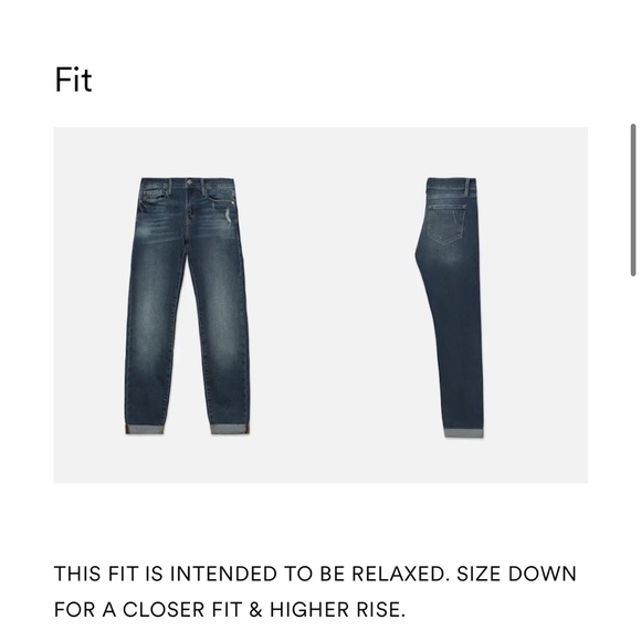 NWT FRAME DENIM LE GARÇON MID-RISE STRAIGHT FIT SIZE 30 - Picture 4 of 6